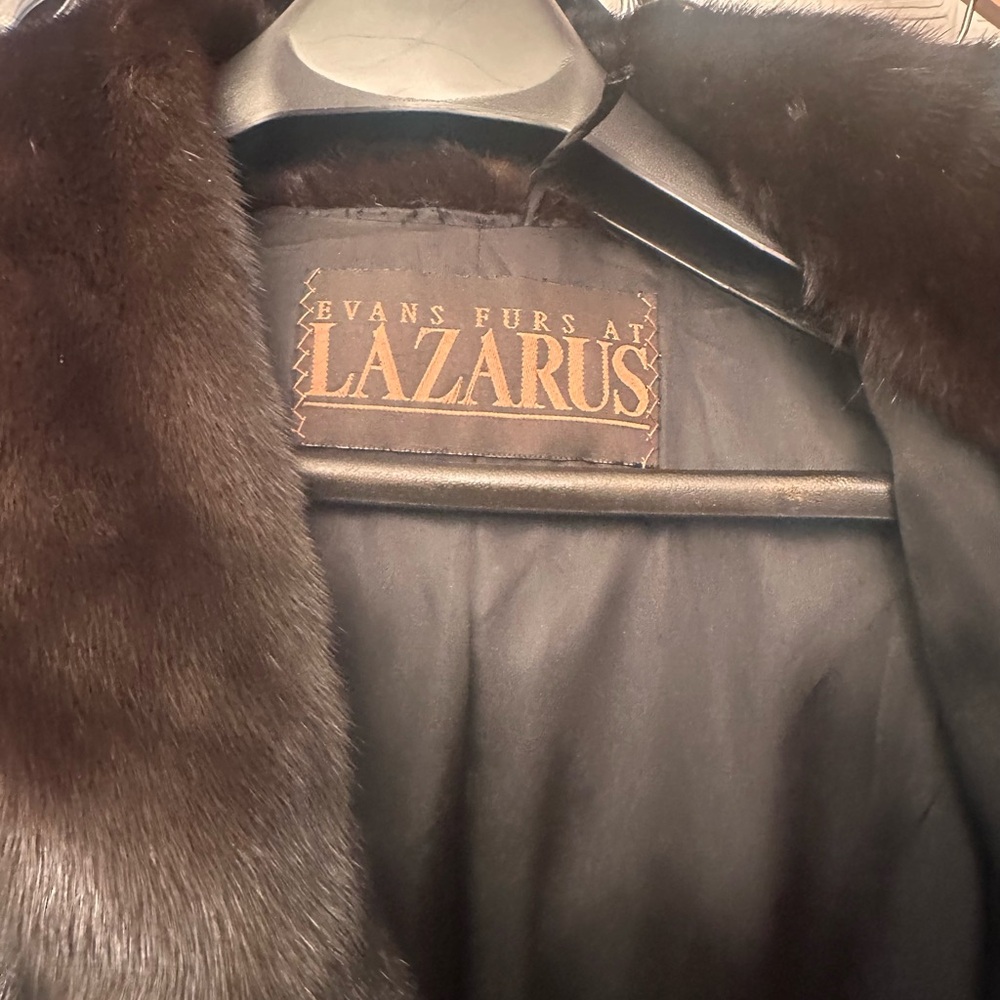 Genuine Full Length Mink Fur Coat - Picture 3 of 7